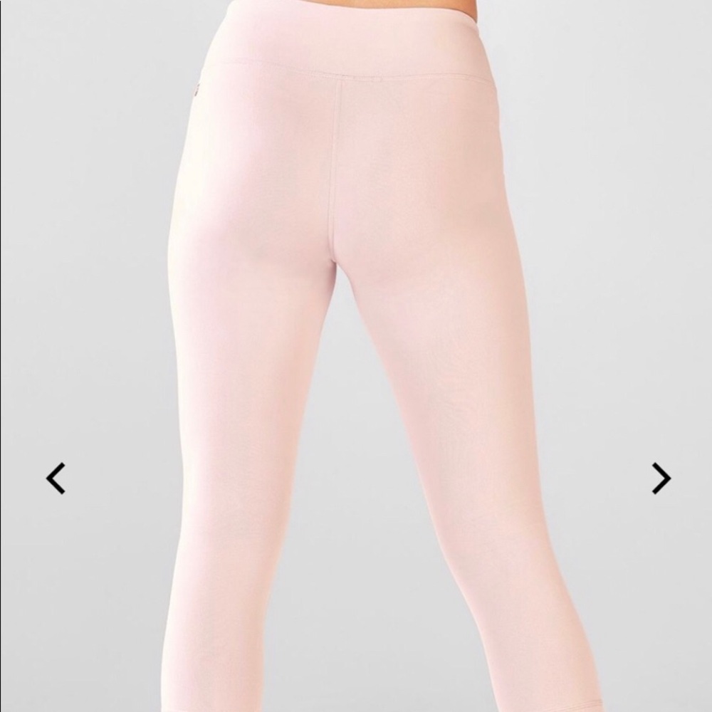 Fabletics | Pink Cropped Leggings Size XS